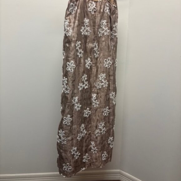 NWOT - Silk Floral Pattern Maxi - Picture 8 of 8